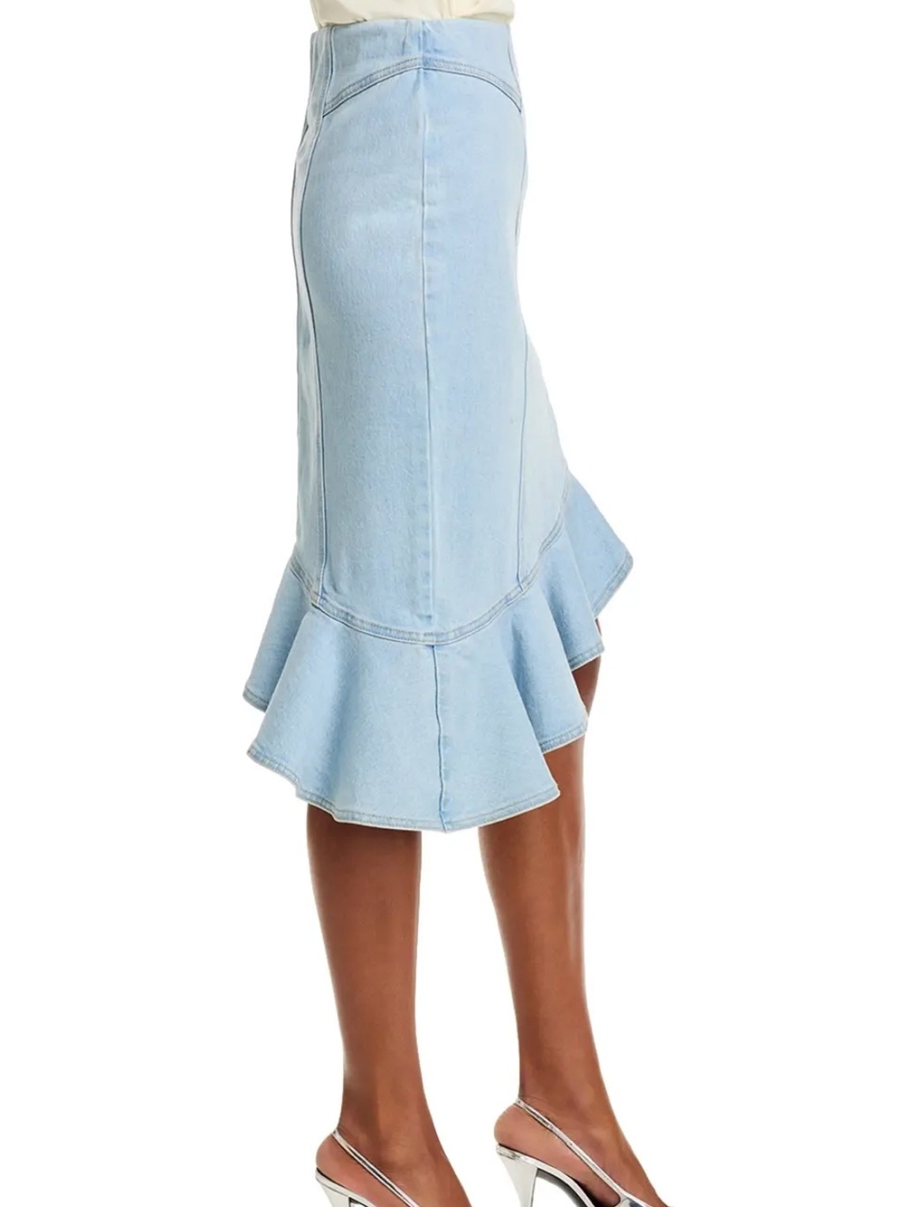 GENERATION LOVE Sable Cascade Denim Skirt with stretch size 8/29 women's NWT - Picture 5 of 13